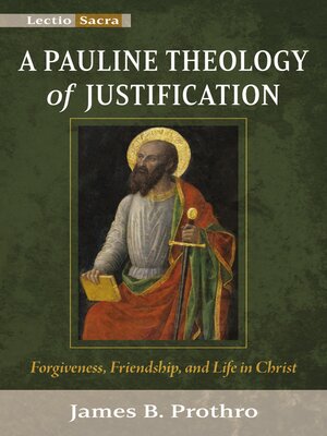 cover image of A Pauline Theology of Justification